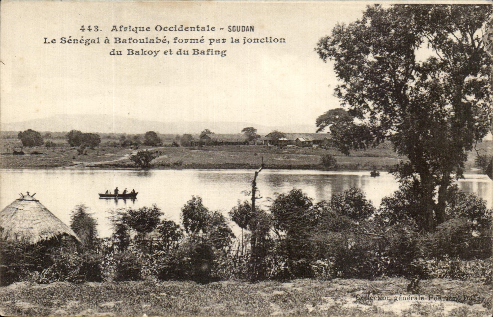 Afrique Occidentale - Soudan - Le Sénégal à Bafoulabé, formé par la jonction du Bakoy et du Bafing
