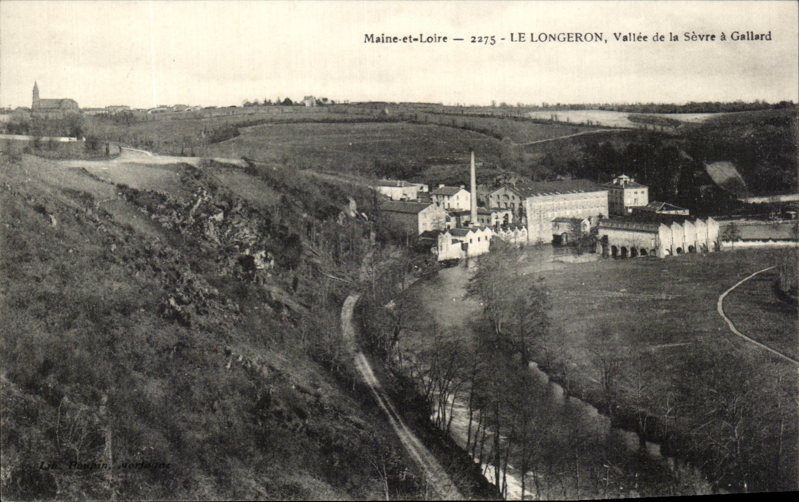 CPA Maine Et Loire Le Longeron Vallee De La Sevre A Gallard