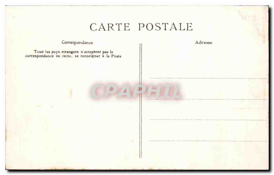 CPA Vendee Bazoges en Pailliers Chateau De La Richerie — Back