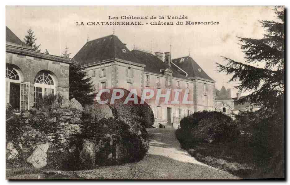 CPA Les Chateaux De La Vendee La chataigneraie Chateau Du Marronnier