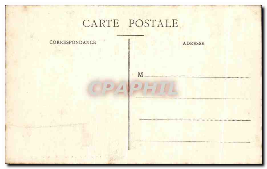 CPA Les Chateaux De La Vendee Auzais Le Chateau — Rückseite