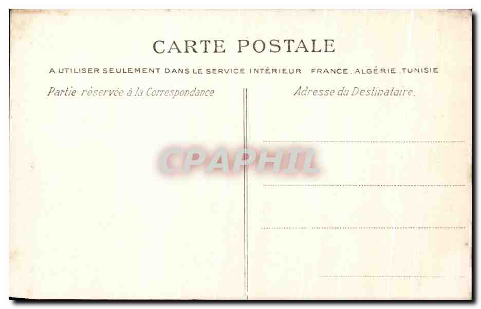 CPA Vendee Le Boupere Chateau Du Fief Milon — Rückseite