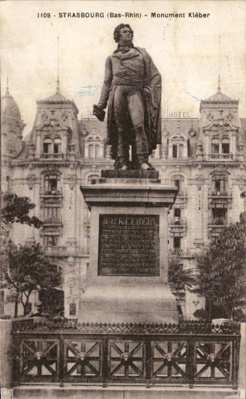 Strasbourg (Bas-Rhin) - Monument Kléber — Édition Alsacienne Paulus & Fuchs, n°1109