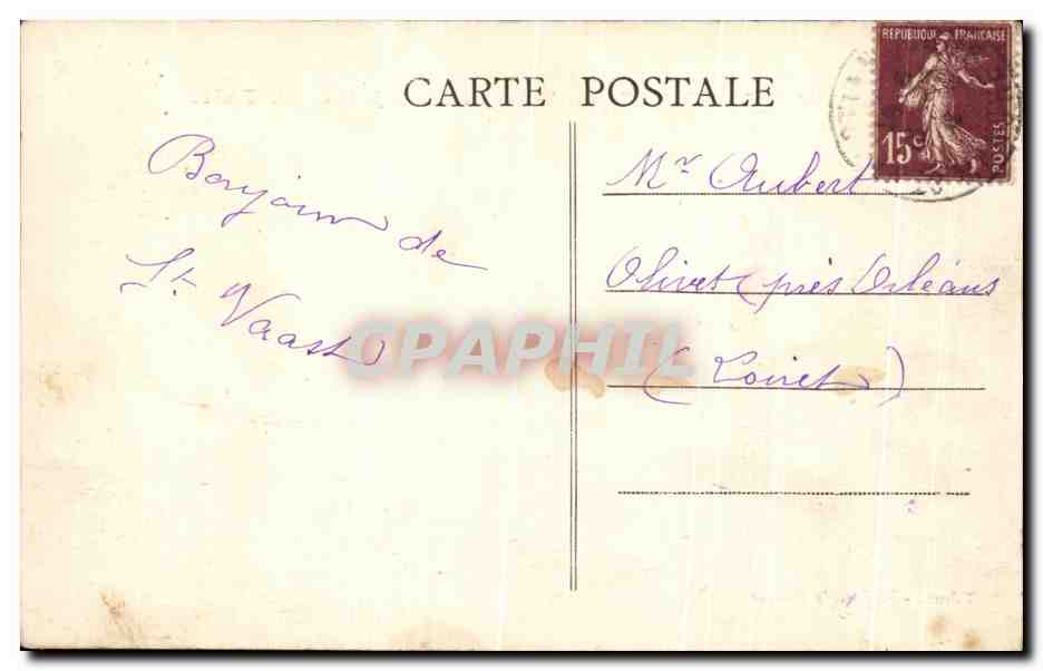 St-Vaast-la-Hougue (Manche) — La Grande Jetée et l'Île Tatihou — Tâbarin — Rückseite