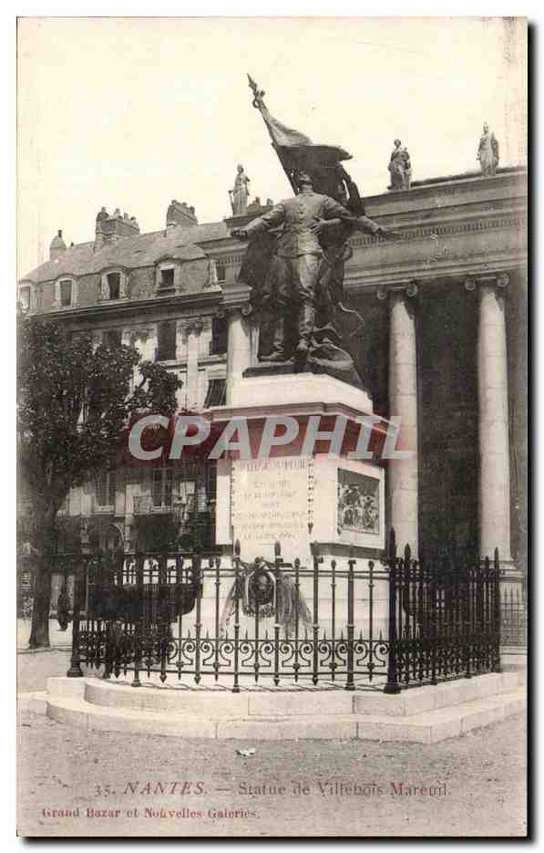 CPA Nantes Statue de Villebois Mareuil