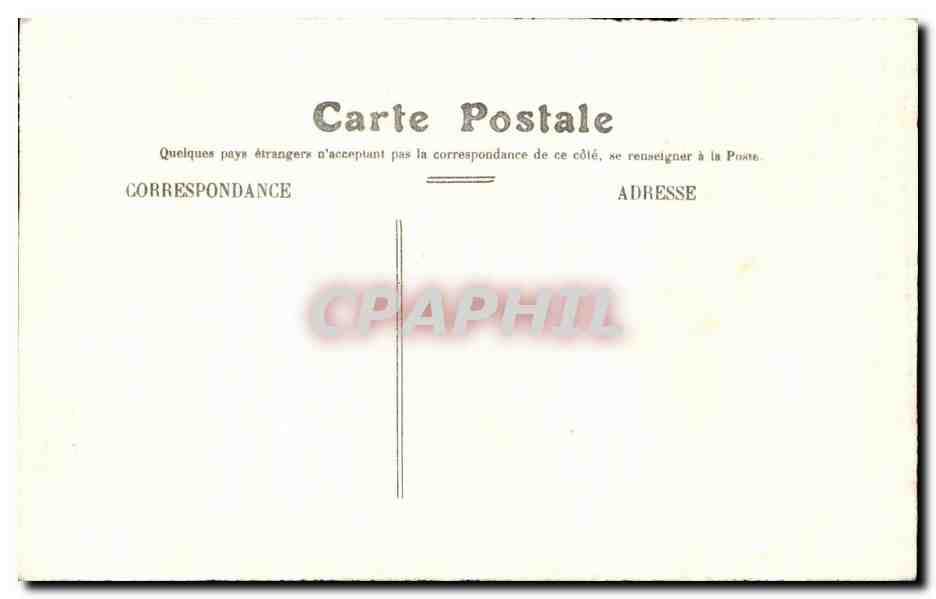 CPA Nantes Abside Saint Clement — Verso