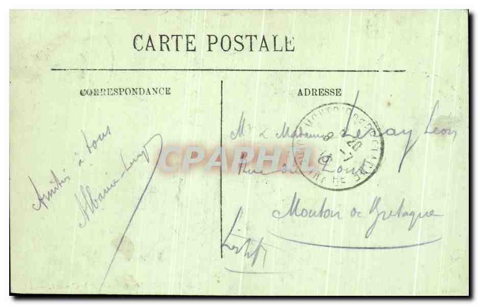 Vichy — Le Casino le soir pendant le Concert — LL. — N° 160 — Verso