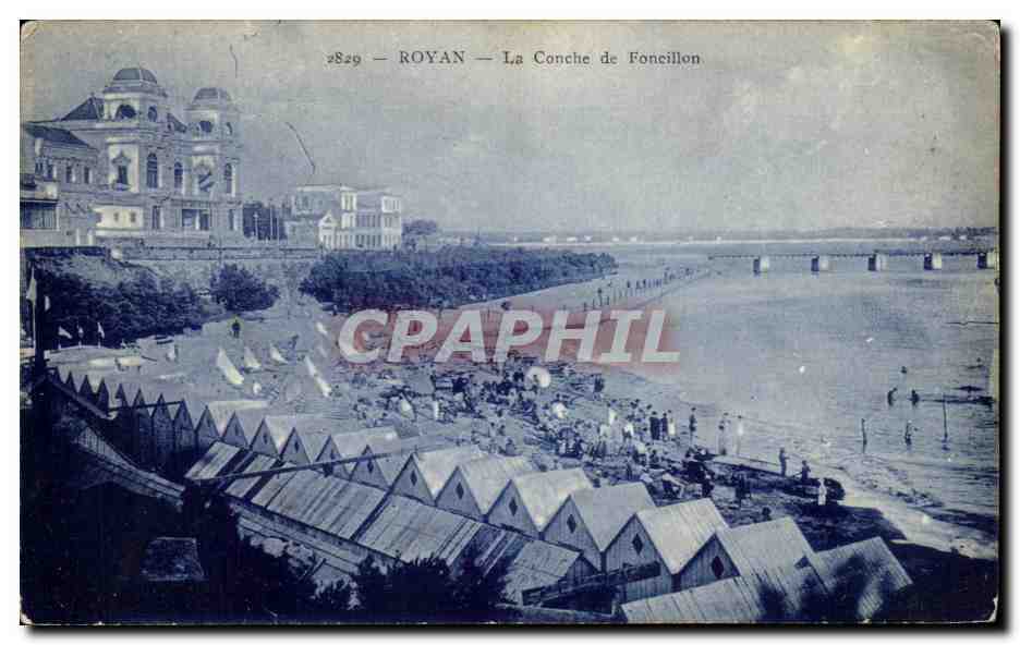 CPA Royan La Conche de Foncillon