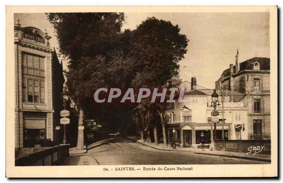 CPA Saintes Entree du Cours National