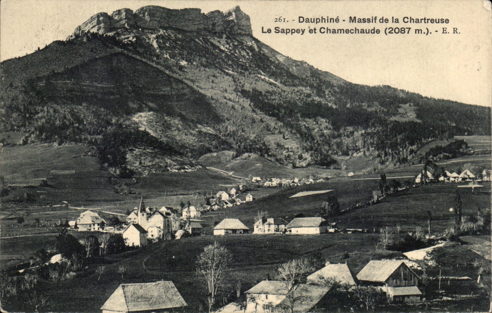 Le Sappey et Chamechaude — Massif de la Chartreuse (2087 m.) — E.R. n°261