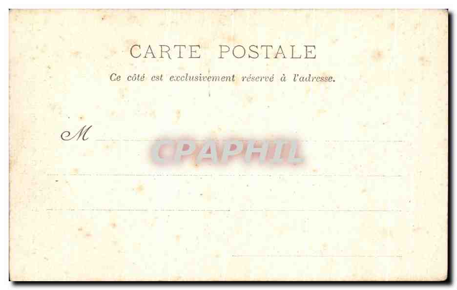 CPA Nancy Monument Du President Carnot Cours Leopold — Verso