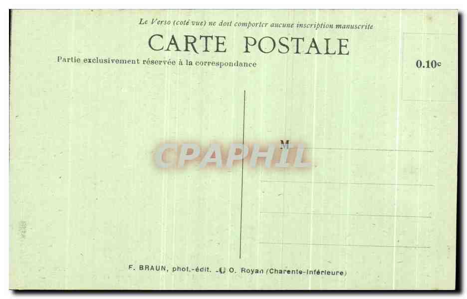 CPA Charente Inferieure Le Douhet L'Eglise epoque romane — Rückseite