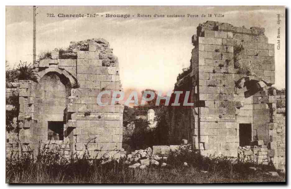 CPA Charente Infe Brouage Ruines d'une ancienne Porte de la Ville