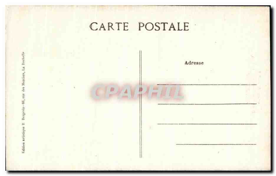 CPA Soubise Porte de l'ancienne seigneurie — Rückseite