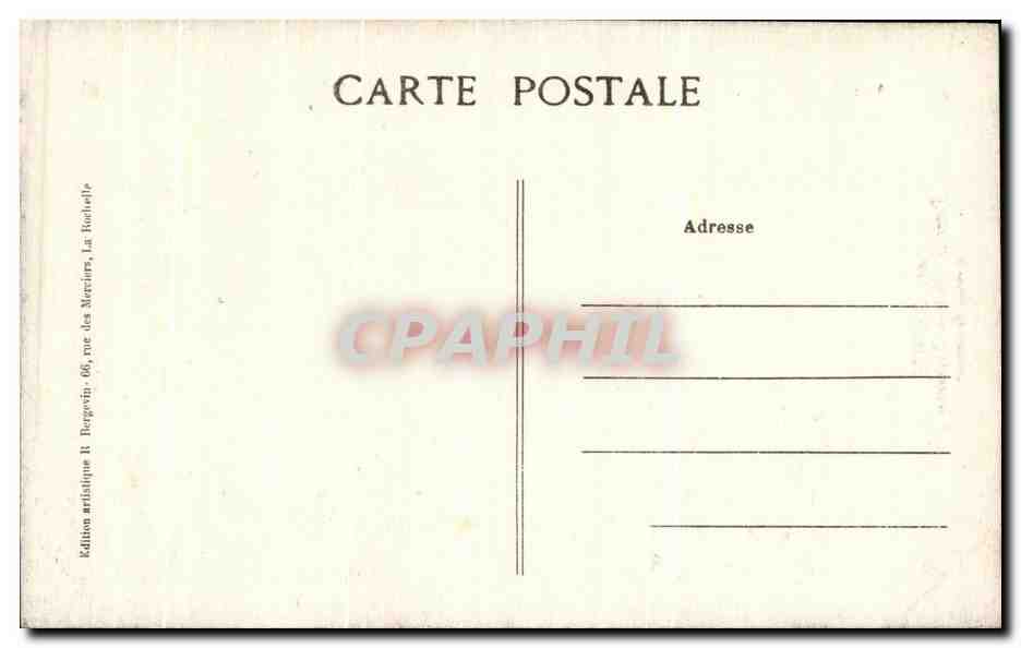 CPA Soubise Porte de l'ancienne Seigneurie d'Anne de Royan — Rückseite