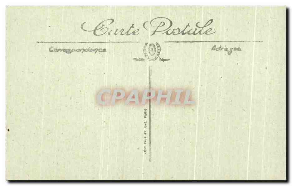 CPA Saintes La Bibliotheque Ancien Echevinage  — Back