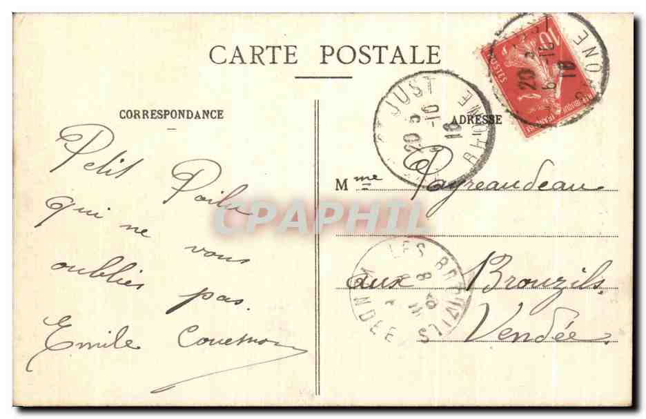 CPA Lyon Fourviere L'Abside — Verso