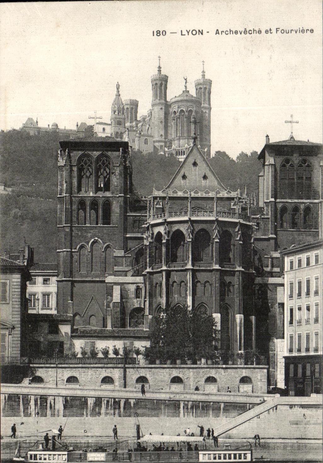 LYON - Archevêché et Fourvière