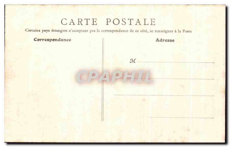 CPA Lyon Palais de la Bourse Place des Cordeliers Tramway — Rückseite