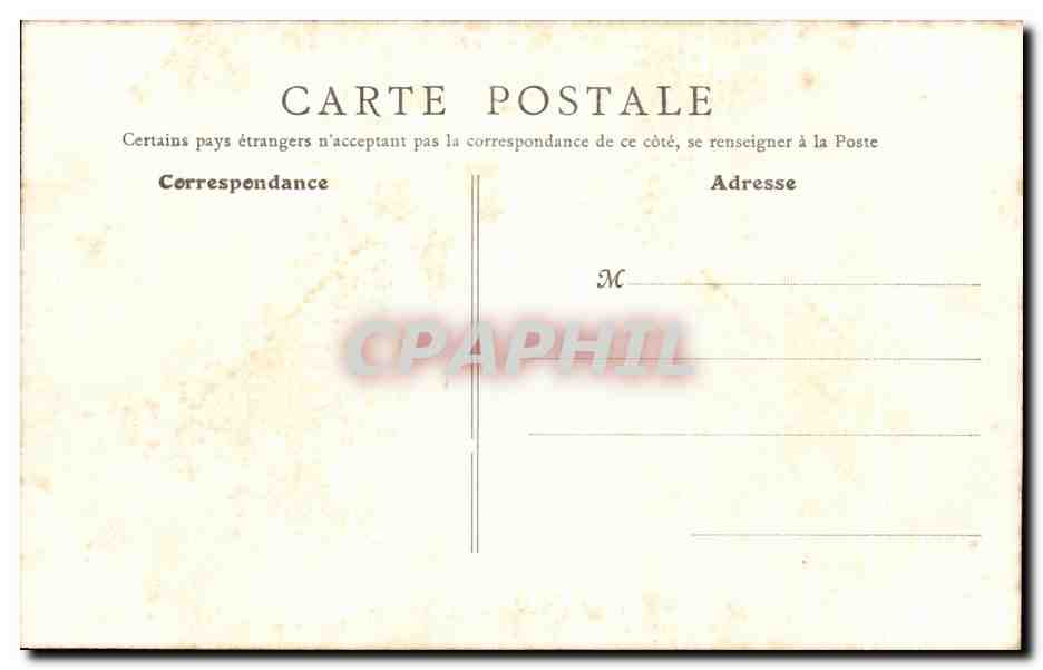 Lyon - Grand Théâtre — vue du bâtiment — B. F., Paris, n° 115 — Verso