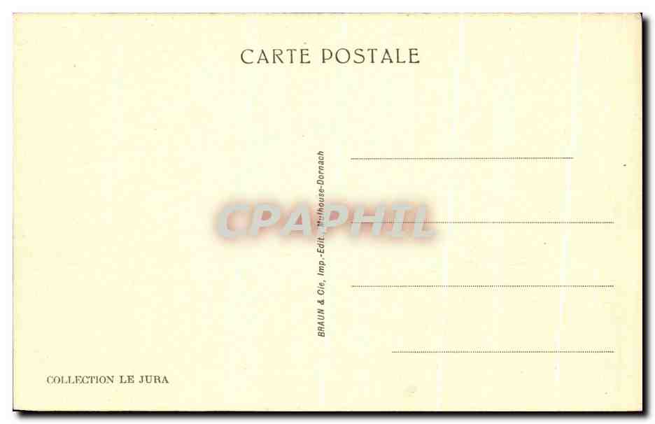 CPA Baume les Dames Le Doubs Et l'Usine Electrique Vus Du Tatre  — Back