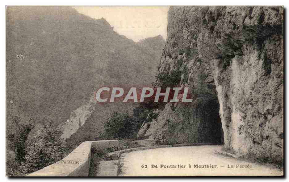CPA De Pontarlier a Mouthier La Perce 