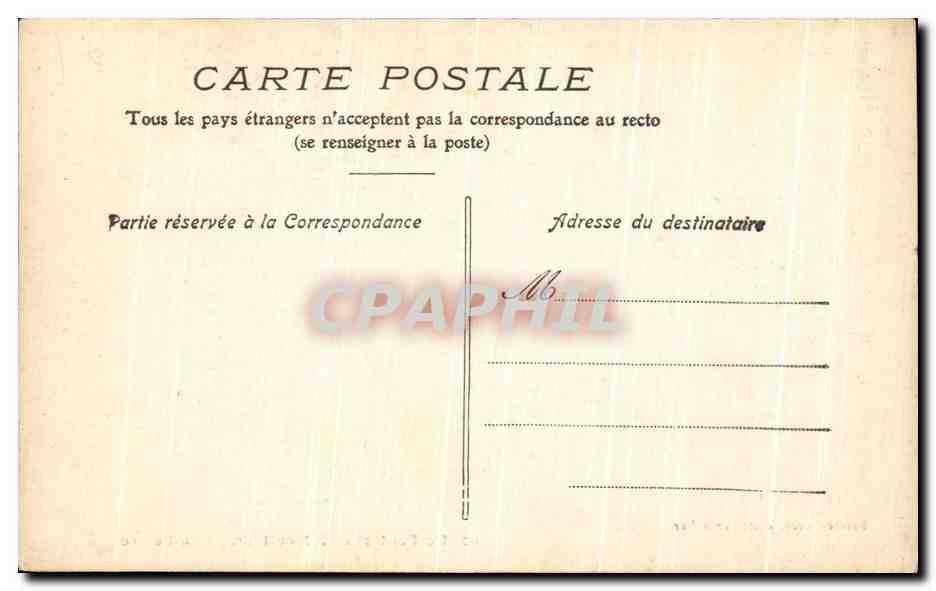 CPA De Pontarlier a Mouthier La Perce  — Rückseite