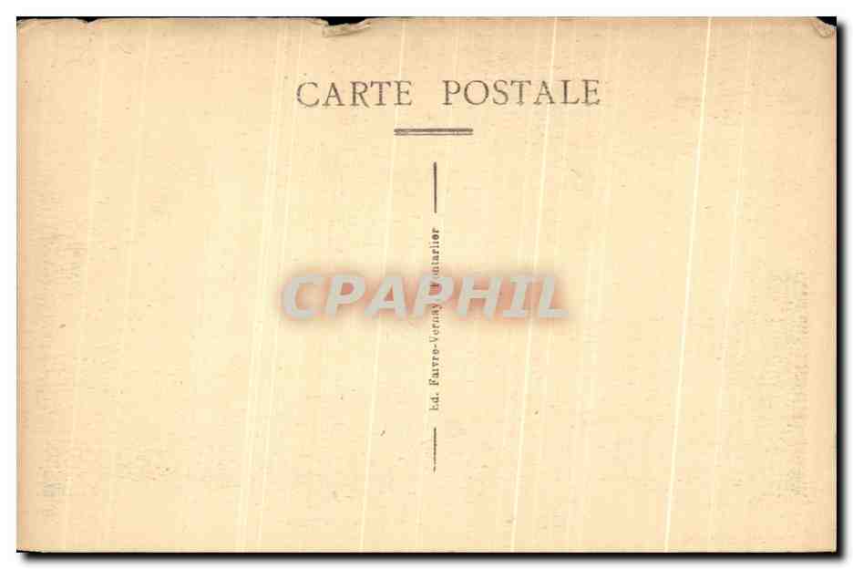 CPA Pontarlier L'Eglise et la Place St Benigne  — Rückseite