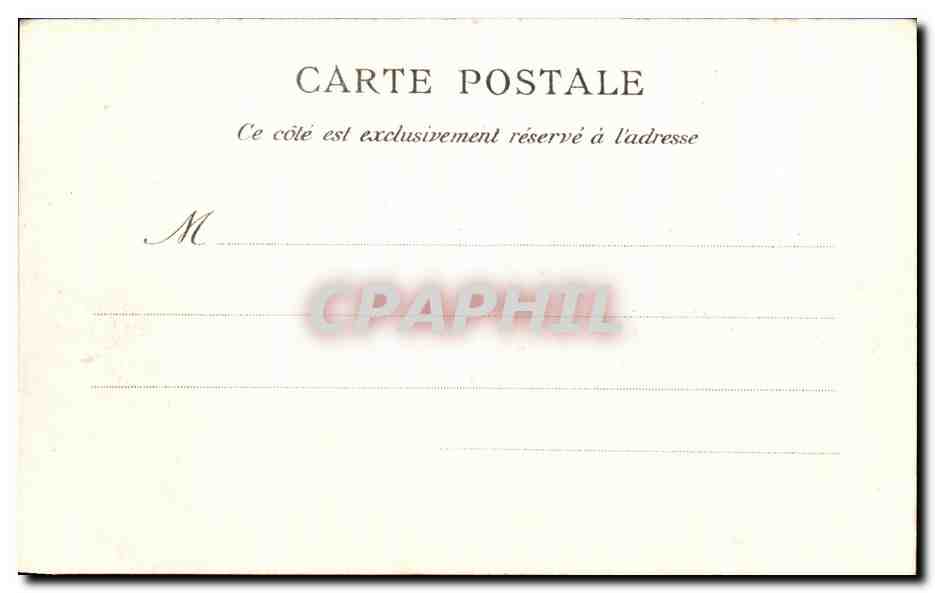 CPA Lourdes Calvaire 1er station — Verso