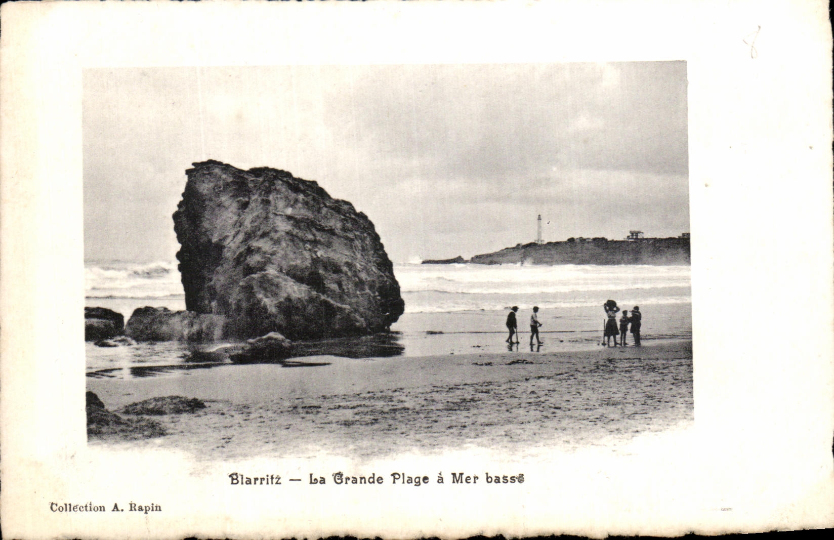 CPA Biarritz La Grande Plage a Mer Basse