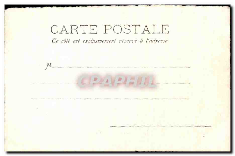 CPA Biarritz La Cote Des Basques Pecheurs pretres — Verso