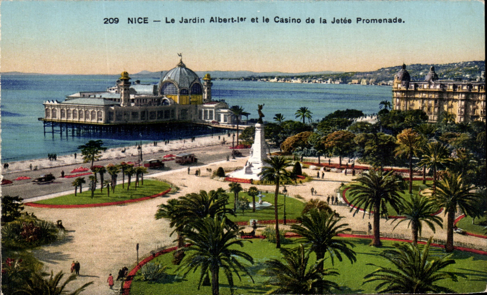 CPA Nice Le Jardin Albert 1er Et Le Casino De La Jetee Promenade