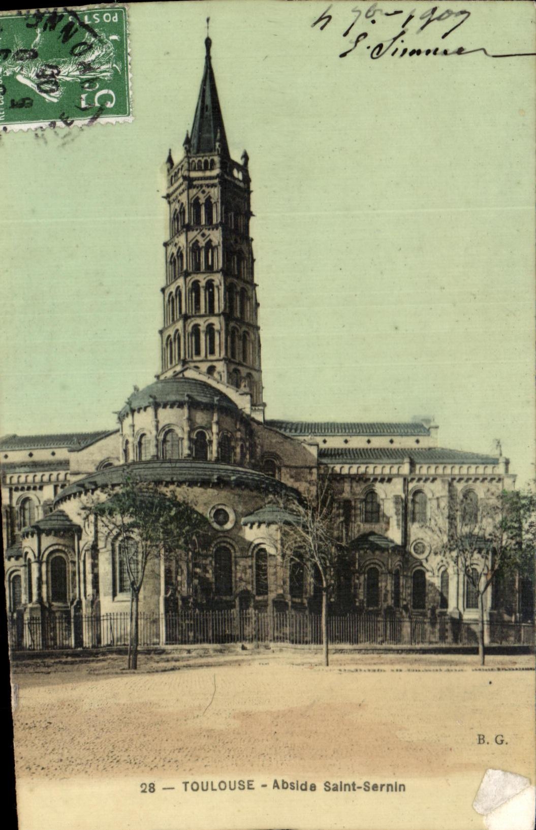 CPA Toulouse Abside Saint Sernin
