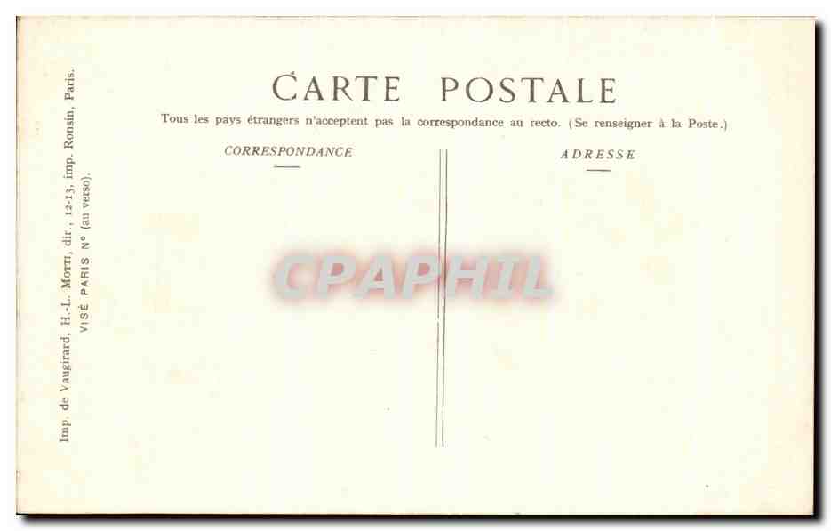 CPA Vermelles Vue du Chateau Militaria — Rückseite