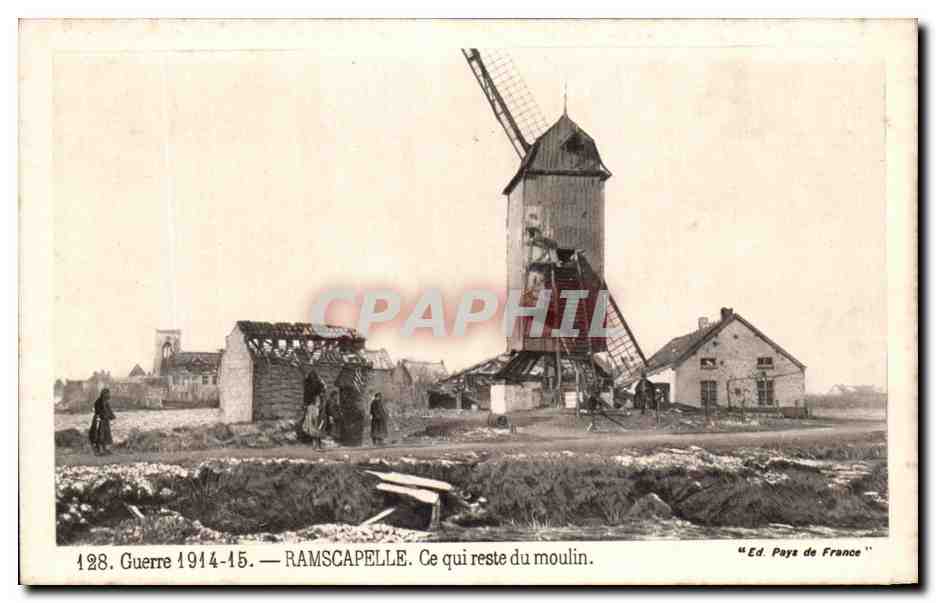 Ramscapelle — Ce qui reste du moulin — Ed. Pays de France, n° 128