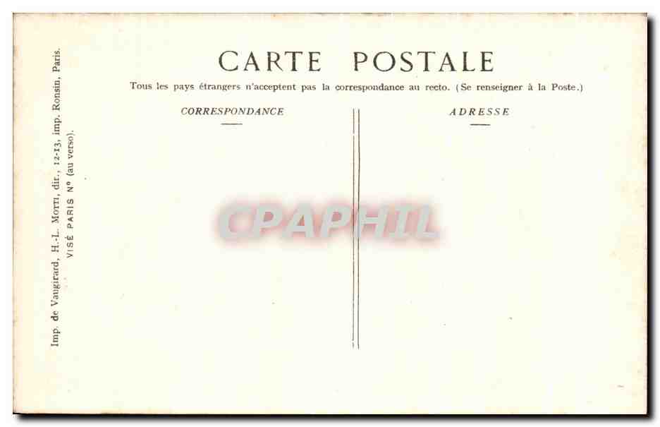 CPA Sommesous Obervation dans la Tour Militaria — Rückseite
