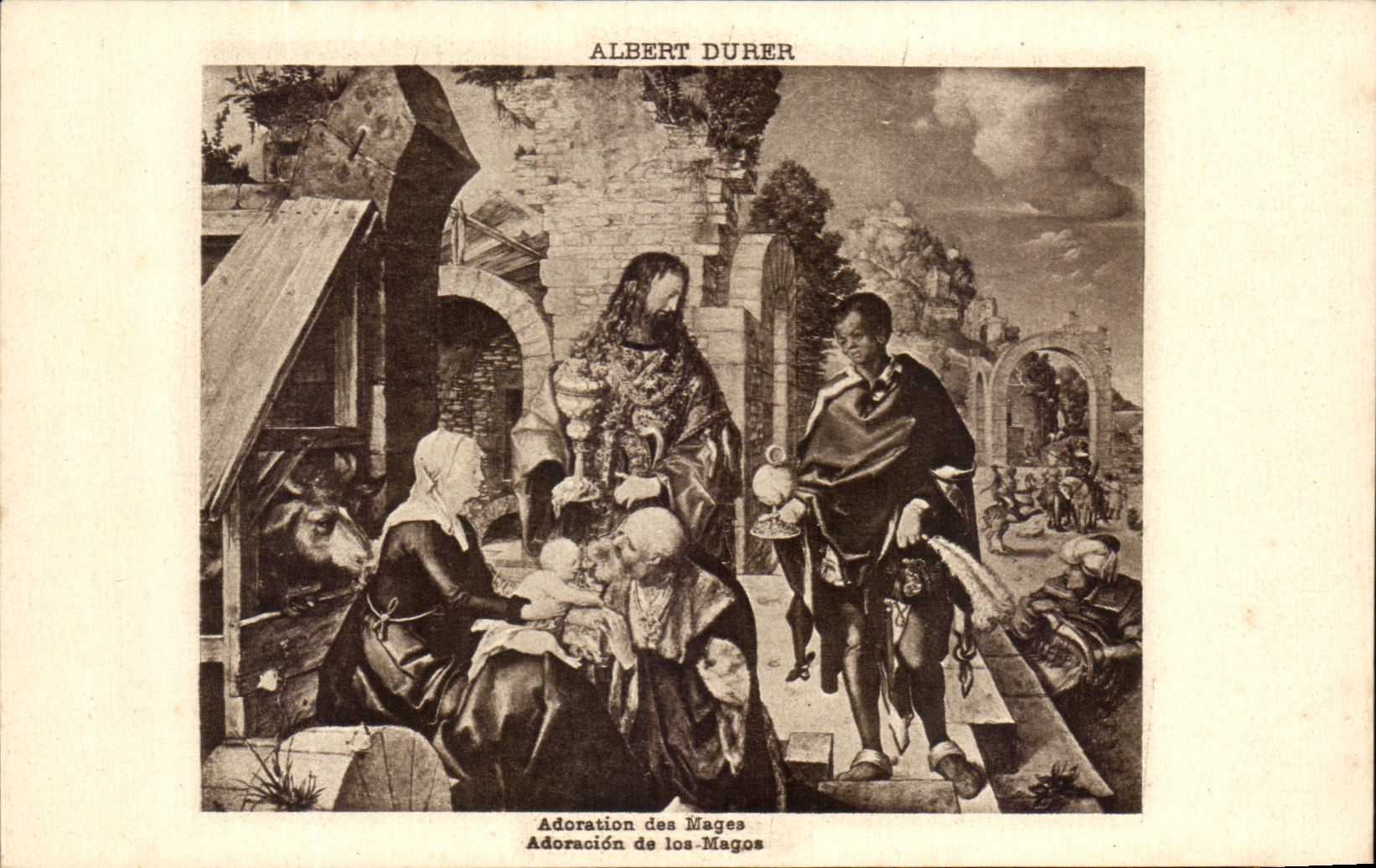 CPA Albert Durer Adoration des Mages 
