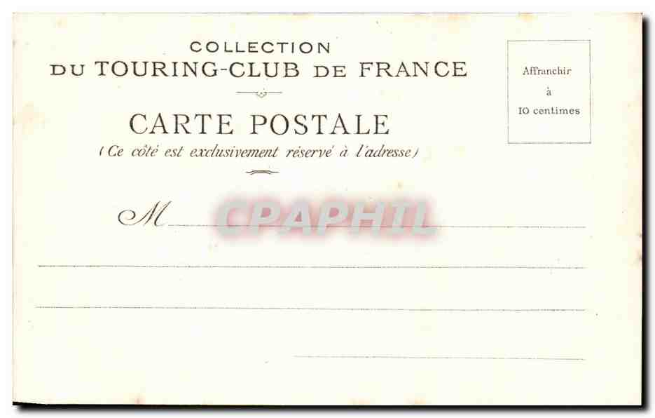 Chambéry - Tor Saint-Dominique — SAVOIE — Sammlung des Touring-Club de France — Rückseite