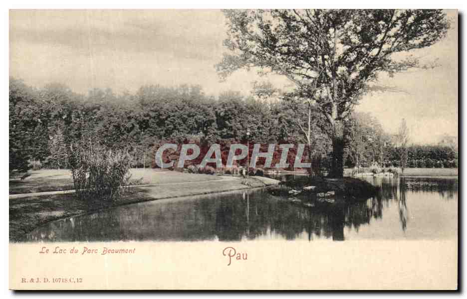 Le Lac du Parc Beaumont — Pau — R.&J. D. 10718 C,12