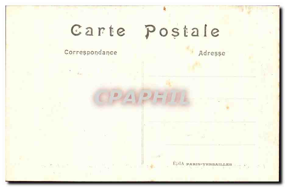 CPA Guerre De 1914 Apres Le Passage De Troupes Allemandes L'Interieur De l'Eglise De Barcy Militaria  — Back