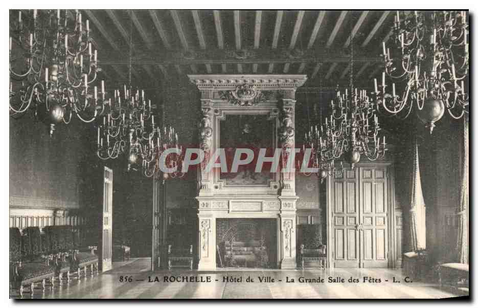La Rochelle - Hôtel de Ville - La Grande Salle des Fêtes - L. C. - n°856