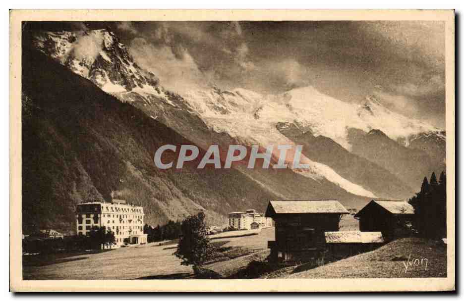 CPA La Douce France Chamonix Mont Blanc