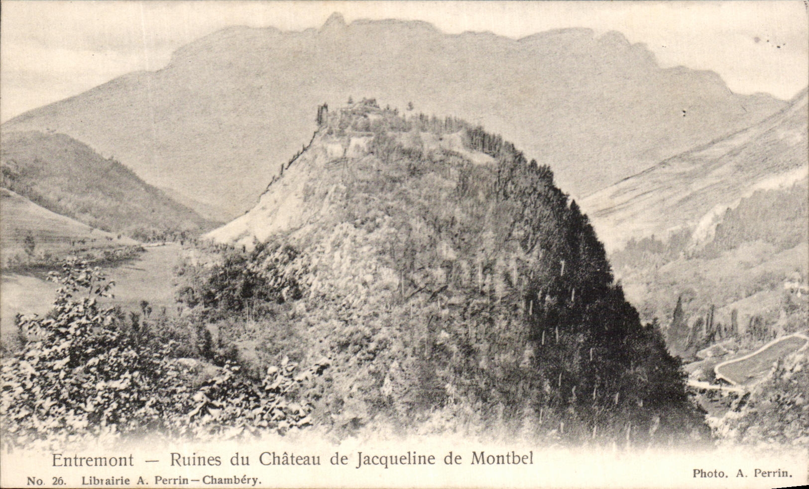 CPA Entremont Ruines Du Chateau De Jacqueline De Montbel