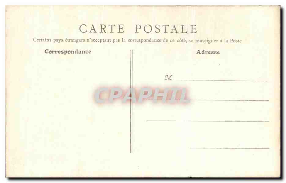 CPA Saint Jean d'Angely La Grosse Horloge — Back