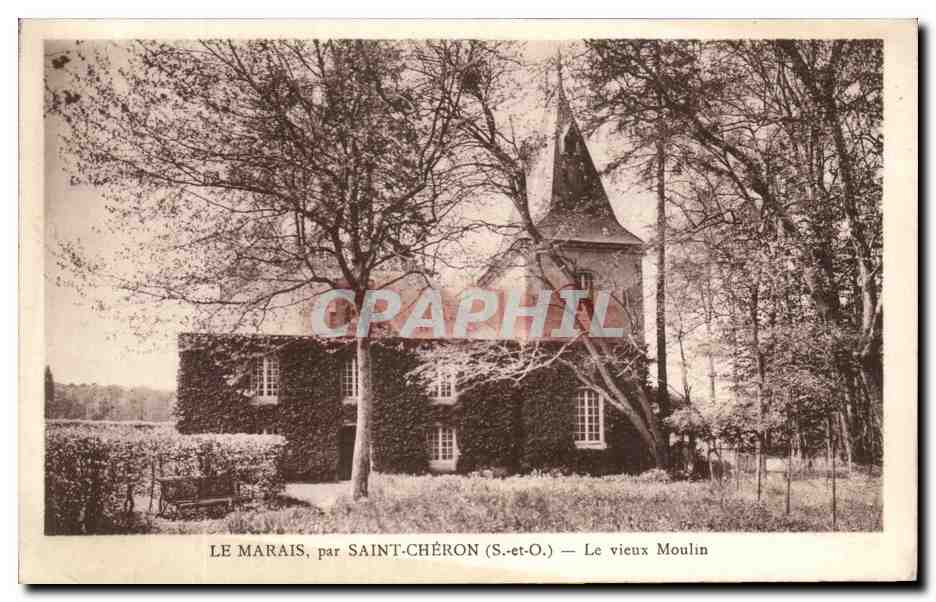 CPA Le Marais Par Saint Cheron Le Vieux Moulin