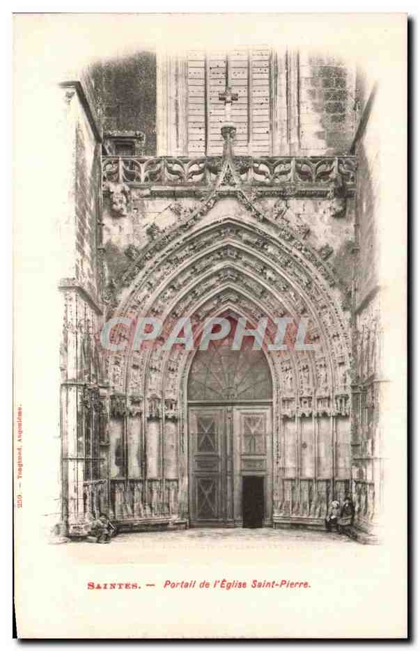 Saintes — Portail de l'Église Saint-Pierre — Tragliond Augeride, n° 250