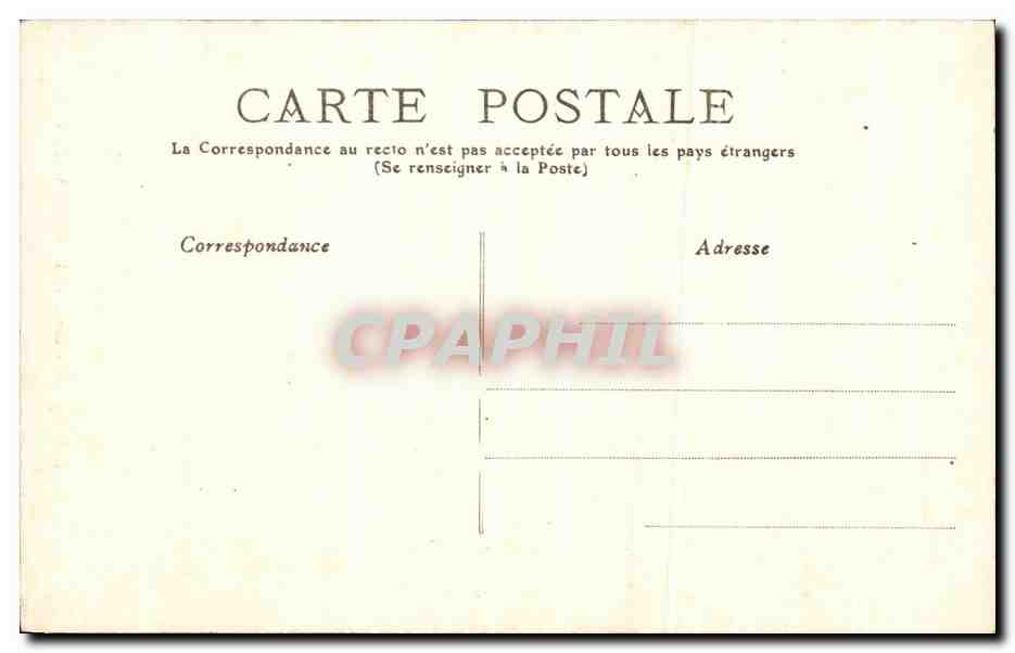 CPA La Rochelle Entree De l'Hotel De Ville — Rückseite
