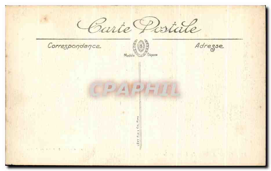 CPA Bordeaux Le Palais De Justice — Verso