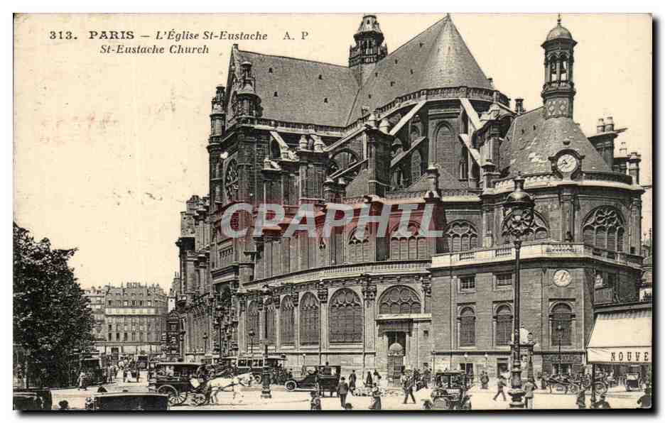 CPA Paris L'Eglise St Eustache 