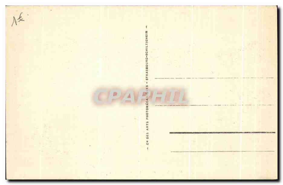 Pau - Le Château vu de la Basse-Plante — éditeur CPAPHIL — Verso